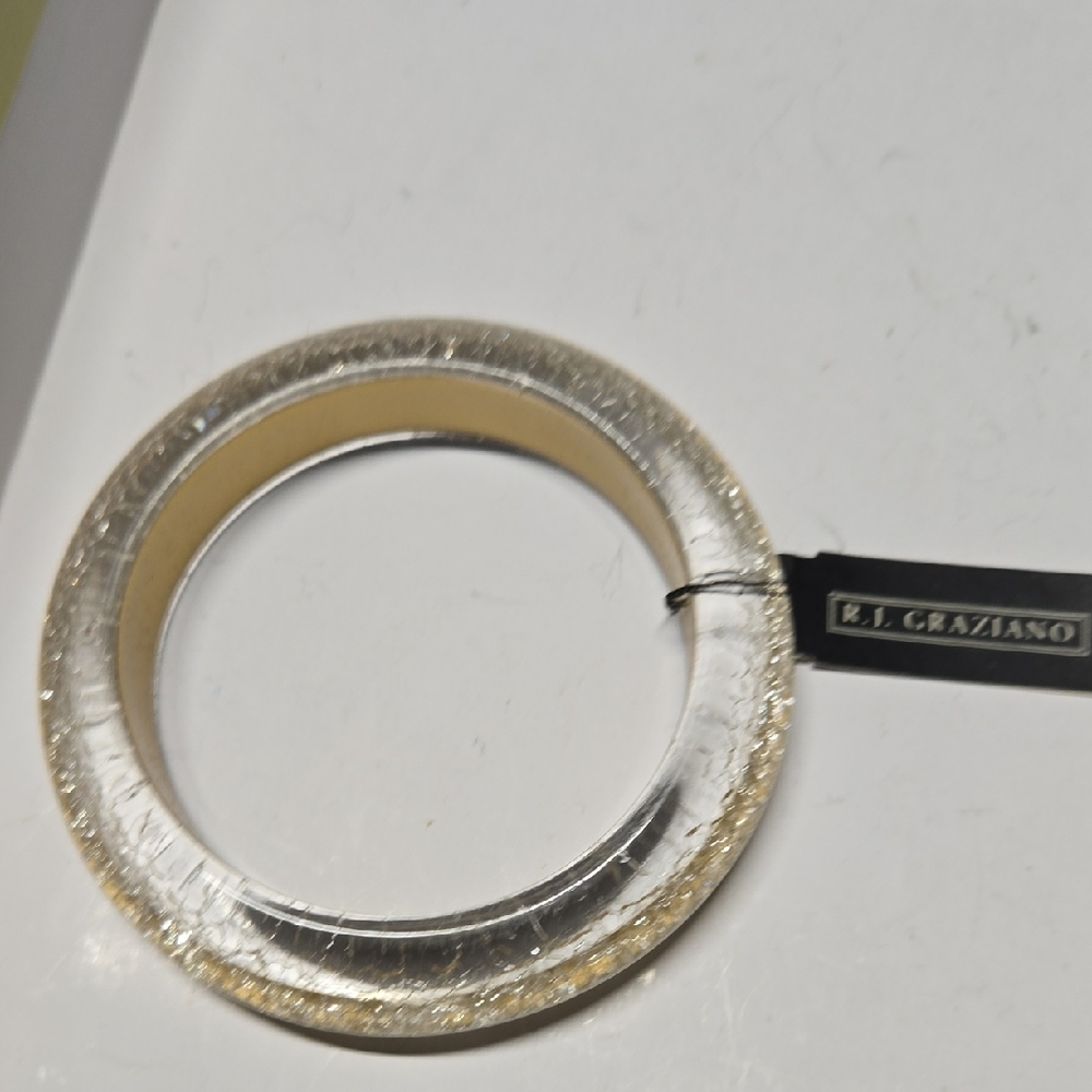 R.J. Graziano Shimmering Silver Bangle